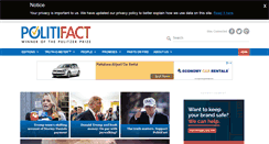Desktop Screenshot of politifact.com