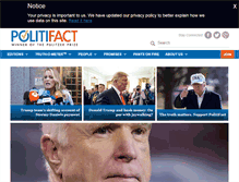 Tablet Screenshot of politifact.com